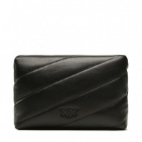 Bandolera Love Puff Baby Cl Sheep Nappa  PINKO