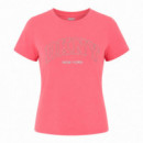 CAMISETA VARSITY NY LOGO SLEEVE RELAXED FIT