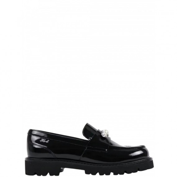 KARL LAGERFELD - Lowell Pearl Trim Loafer - 000 - KL42221/000