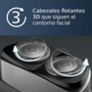 PHILIPS PQ888/06 Afeitadora Compacta de Viaje Recargable, Confortcut