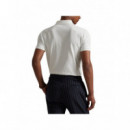 Polo RALPH LAUREN - Short Sleeve Custom Slim Fit Polo - White C7996 - 710941439002/WHITE C7996