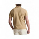 Polo RALPH LAUREN - Short Sleeve Custom Slim Fit Polo - Vintage Khaki C8888 - 710941439511/VINTAGE Khaki C8888
