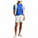 Polo RALPH LAUREN - Short Sleeve Custom Slim Fit Cotton T-shirt - New Iris Blue C1730 - 710671438532/NEW Iris Blue C1730