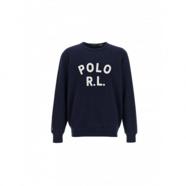 Polo RALPH LAUREN - Long Sleeve Round Neck Classic Fit Jumper - Newport Navy - 710B20223002/NEWPORT Navy