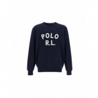 Polo RALPH LAUREN - Long Sleeve Round Neck Classic Fit Jumper - Newport Navy - 710B20223002/NEWPORT Navy