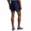 Polo RALPH LAUREN - Classic Fit Linnen Short - Newport Navy - 710B20471002/NEWPORT Navy