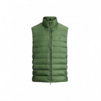 Polo RALPH LAUREN - Sleevless Padded Recycled Polyester Zip Vest - Fatigue - 710B20425003/FATIGUE