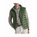 Polo RALPH LAUREN - Sleevless Padded Recycled Polyester Zip Vest - Fatigue - 710B20425003/FATIGUE