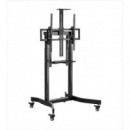 GEMBIRD Soporte de Suelo para TV con Ruedas Inclinable 37-100 120KG Negro