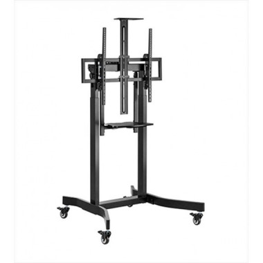 GEMBIRD Soporte de Suelo para TV con Ruedas Inclinable 37-100 120KG Negro