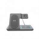 GEMBIRD Base de Carga Inalambrica 3 en 1 15W para Reloj Samsung Negro