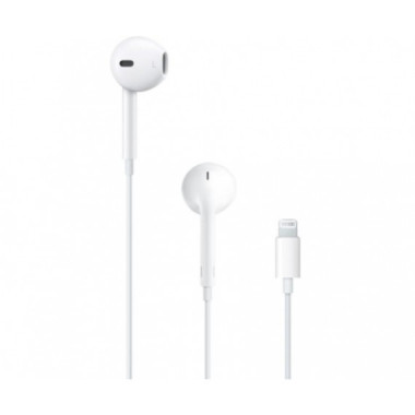 Auriculares Apple Earpods con Micr&oacute;fono y Cable Lightning, Blanco (MWTY3ZM/A)  APPLE