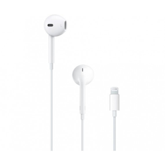 Auriculares Apple Earpods con Micrófono y Cable Lightning, Blanco (MWTY3ZM/A)  APPLE