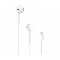 Auriculares Apple Earpods con Micrófono y Cable Lightning, Blanco (MWTY3ZM/A)  APPLE