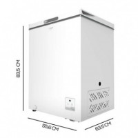 Congelador Bolero Coolmarket Chest 142 White E 63,5X55,6X83,5 Cm  CECOTEC