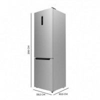Bolero Coolmarket Combi 356 Inox D 59,5X63,5X200 Cm  CECOTEC
