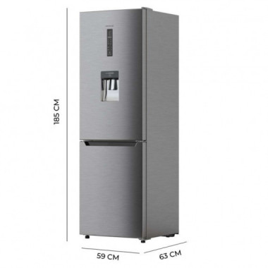 Bolero Coolmarket Combi 322 Wd Inox E 59,5X63,5X185,5 Cm  CECOTEC