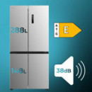 Bolero Coolmarket 4D 436 Inox E  83,6X63,6X183 Cm  CECOTEC
