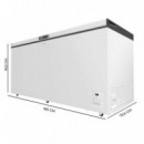 Bolero Coolmarket Chest 500 White E 165X73X83,5 Cm  CECOTEC