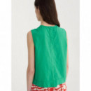 Camisetas Mujer Top BOBO CHOSES Algodón Reciclado Verde
