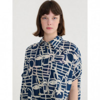 Blusas y Camisas Camisa BOBO CHOSES Cookery Festival Oversize Azul