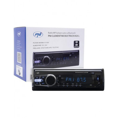 PNI Radio de Coche Clementine Bus Truck 8524 Bluetooth, MP3, Usb, Sd, Aux In 12V/24V