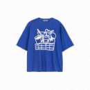Camisetas Mujer Camiseta BOBO CHOSES Boxery Cookery Festival Azul