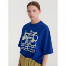 Camisetas Mujer Camiseta BOBO CHOSES Boxery Cookery Festival Azul