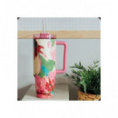 QUOKKA Termo Stream Rosa FLambel 950Ml 8H Caliente/16h Frio/48H Hielo