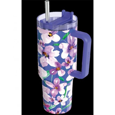 QUOKKA Termo Stream Flower Dusk 1200Ml 8H Caliente/16h Frio/48H Hielo