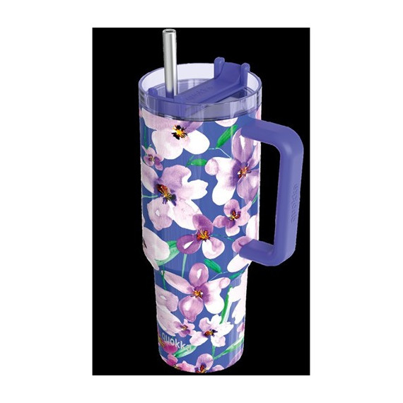 QUOKKA Termo Stream Flower Dusk 1200Ml 8H Caliente/16h Frio/48H Hielo