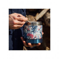 QUOKKA Termo Para Comida 600Ml Blue Garden 6h Calor/ 8h Frio