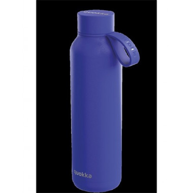 QUOKKA Botella Termo De Acero Con Colgador Dusk Azul 12H Caliente/18H Frio/48H Hielo