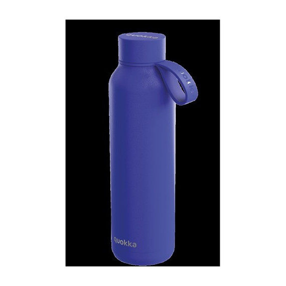 QUOKKA Botella Termo De Acero Con Colgador Dusk Azul 12H Caliente/18H Frio/48H Hielo
