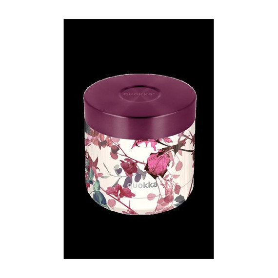 QUOKKA Termo Para Comida 600Ml Whim Tree Branches 6h Caliente/8h Frio