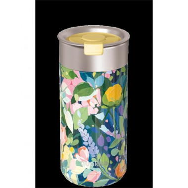 QUOKKA Termo Boost Con Infusionador 400Ml Floral Party 4h Caliente/10h Frio/24h Hielo