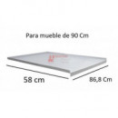 Chapa Fregadero Pvc Gris 90 Cm