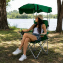 Silla de Camping Plegable con Techo DONNA GARDEN Verde