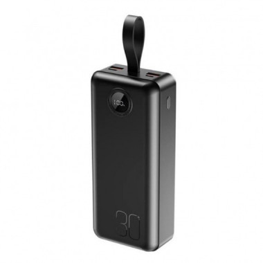 Powerbank 30000MAH Carga R&aacute;pida con Luz Led PR240 Negra XO