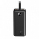 Powerbank 30000MAH Carga Rápida con Luz Led PR240 Negra XO