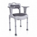Silla de Ducha con Inodoro H027B  SUNALE