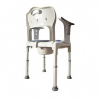 Silla de Ducha con Inodoro H027B  SUNALE