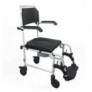 Silla de Baño con Ruedas Wc Deluxe  SUNALE