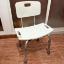 Silla de Ducha Oval con Respaldo  SUNALE