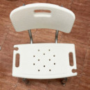 Silla de Ducha Oval con Respaldo  SUNALE