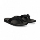 Fli Flop Malla Acolchada Negro  TOMMY HILFIGER