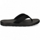 Fli Flop Malla Acolchada Negro  TOMMY HILFIGER
