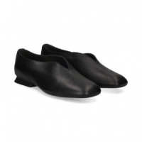 Bailarina Onda Piel Negro  CAMPER
