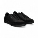 Deportivo Ante+piel Negro  HUGO BOSS