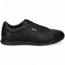 Deportivo Piel Negro  HUGO BOSS
